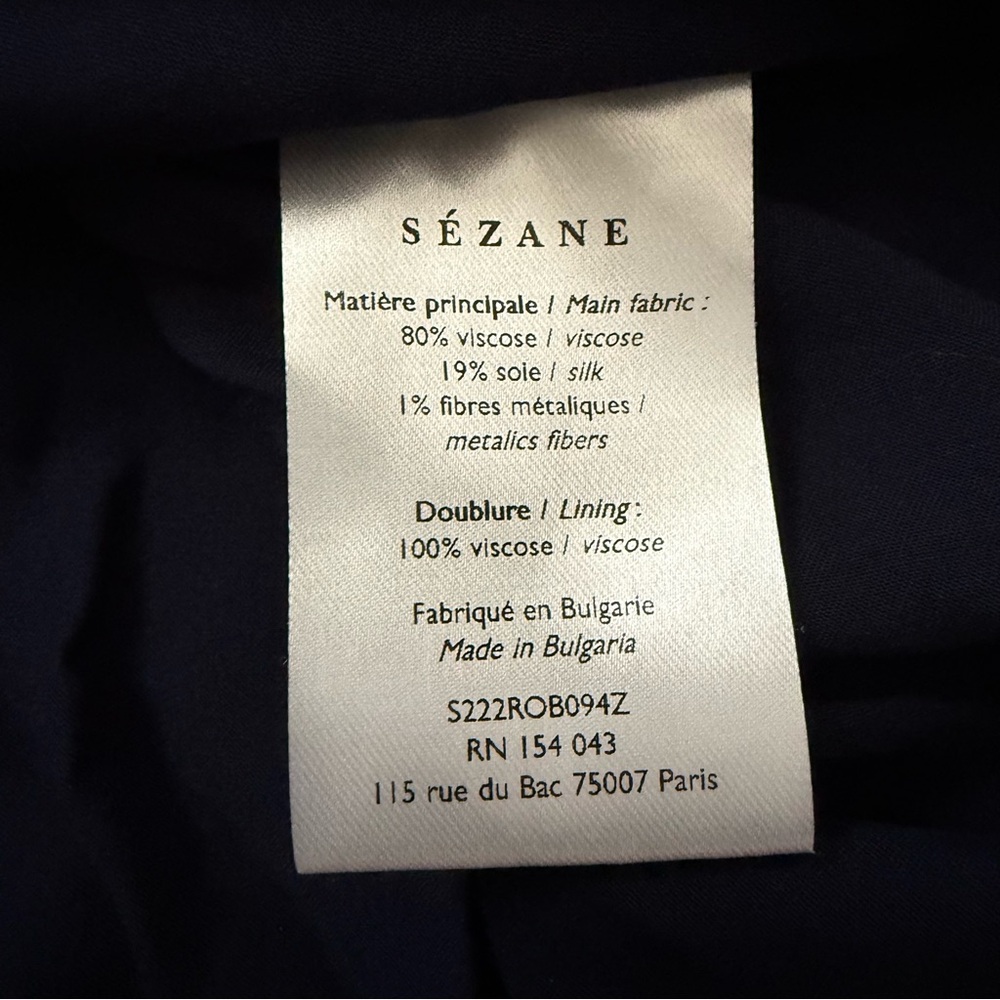 SEZANE Joyce Dress Size 38 Size 6 - Picture 8 of 9